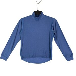 In Sport‎ Shirt Womens Small Polartec Baselayer Long-Sleeve Casual Basic Blue